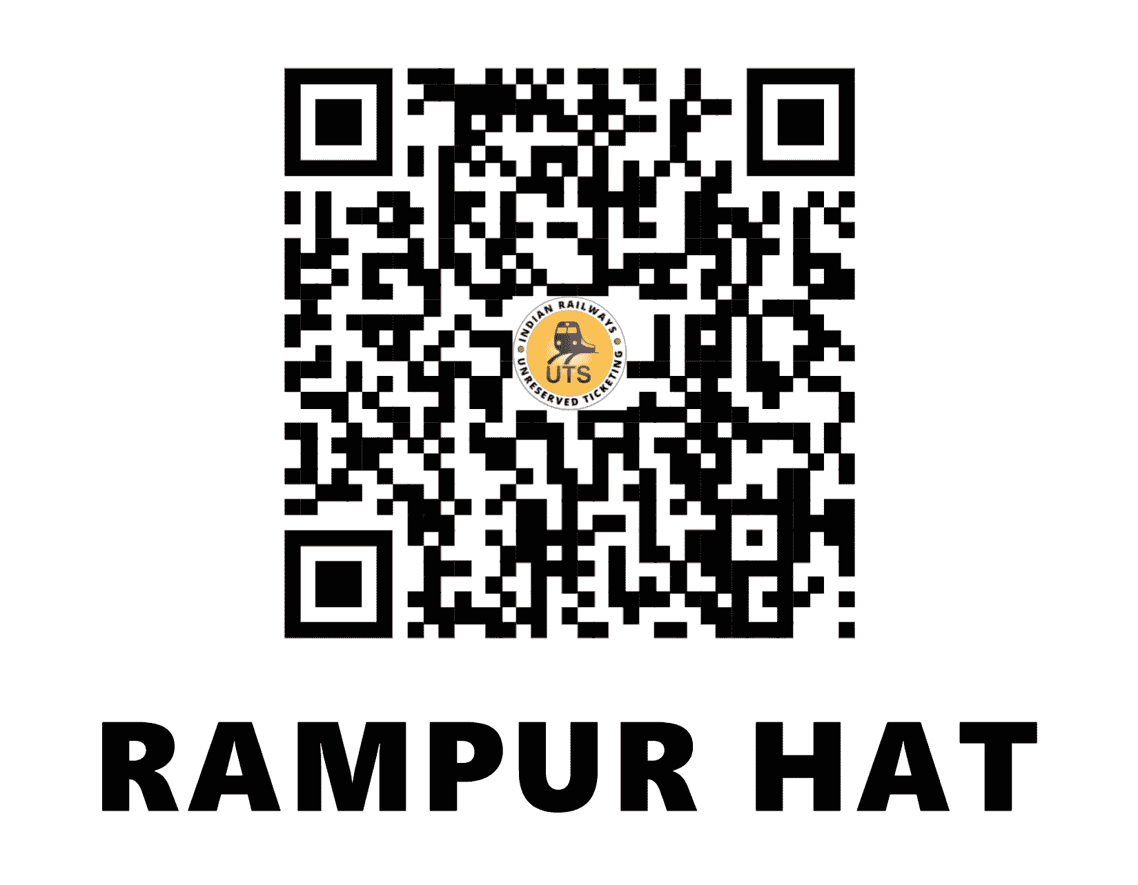 UTS QR Code for Rampur Hat - RPH